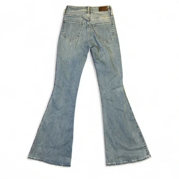 Hollister Light Blue Flare Jeans - Picture 2 of 7